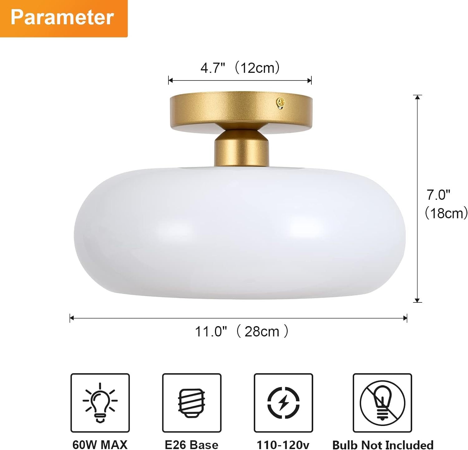Aurora Moderne plafondlamp